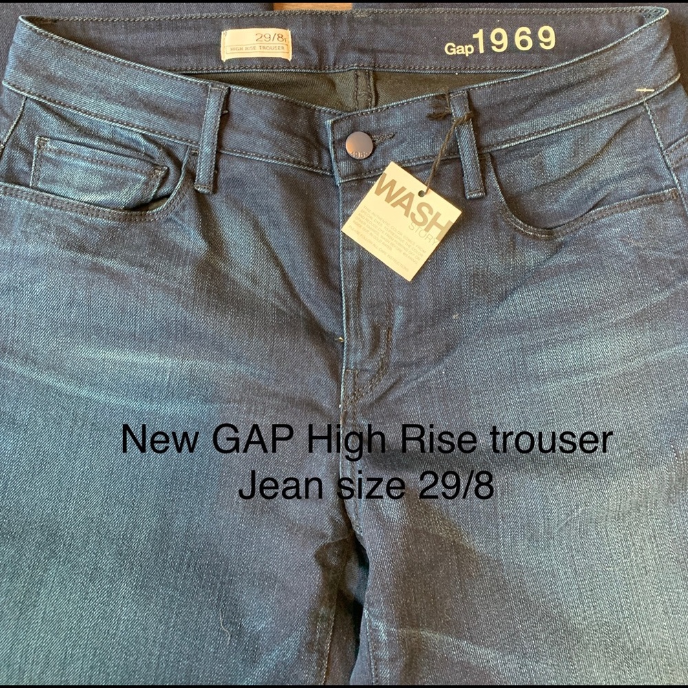 Gap jeans high rise trouser 29/8